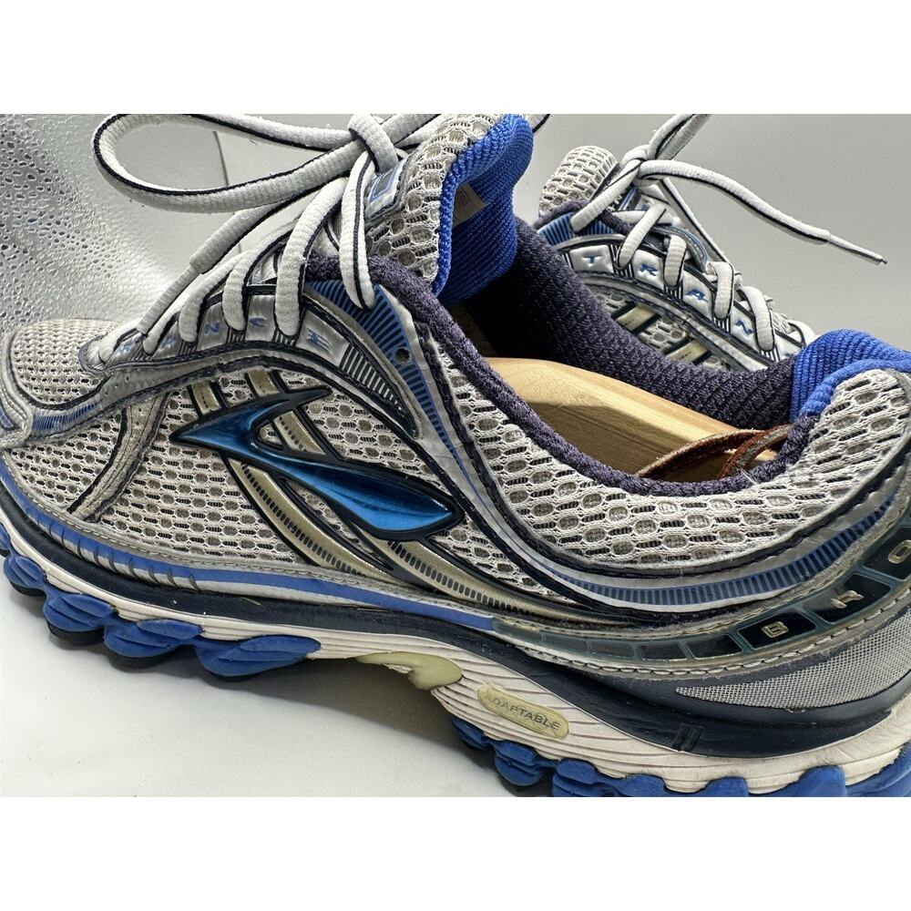 Brooks Trance 11 Mens Size 10 Running Shoes Blue Silver Athletic Sneakers - Picture 2 of 7